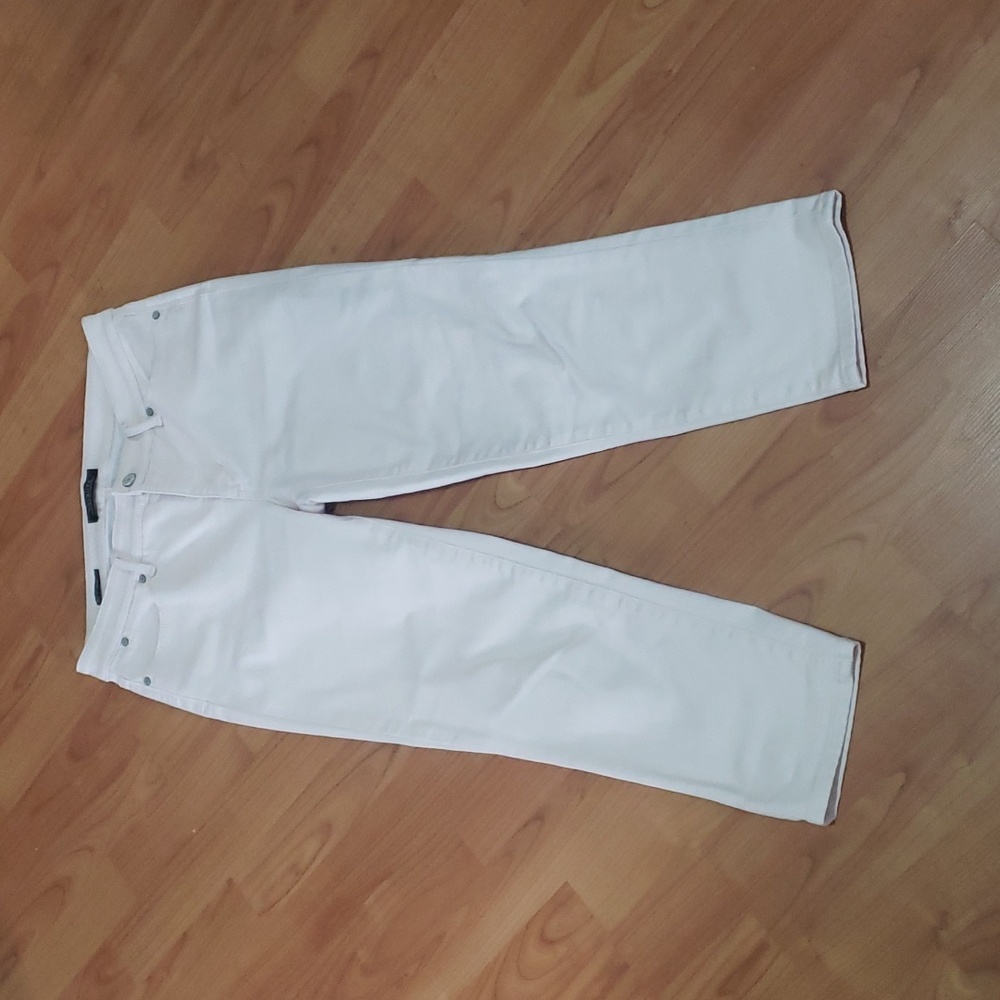 Talbots Flawless 5-Pocket Crop Jeans Light Pink 6